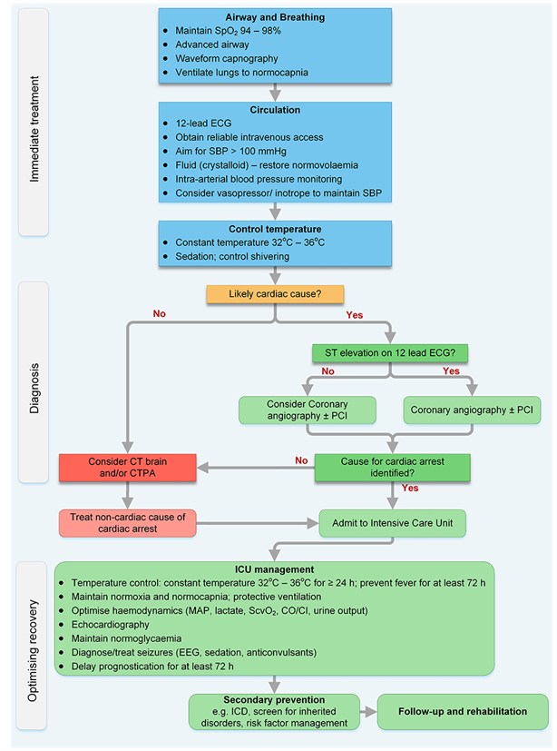 G2015 Post-resuscitation care algorithm