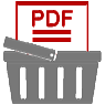 PDF basket icon