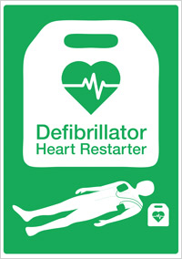 AED sign