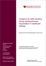 Guidance for safer handling during resuscitation in healthcare settings